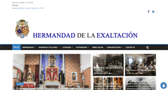 Desktop Screenshot of hermandaddelaexaltacion.com